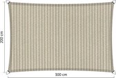 Shadow Comfort® Rechthoekige Schaduwdoek - UV Bestendig - Zonnedoek - 200 x 300 CM - Sahara Sand