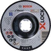 Bosch X-LOCK doorslijpschijf 125x2,5mm Exp. for Metal gebogen