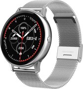 Tijdspeeltgeenrol smartwatch F68 Zilver - Stappenteller - Hartslagmeter - Bloeddrukmeter - Bluetooth - Waterdicht - Gezond - Fitness - 2020 model -