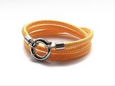 Jolla - bracelet wrap femme - argent - corde - Classic Rope - Miel