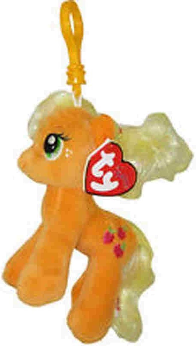 SLEUTELHANGER TY BEANIE MY LITTLE PONY APPLE JACK 10CM
