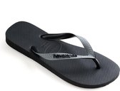 Havaianas Slippers - Maat 37/38 - Unisex - zwart - grijs