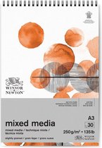 Winsor & Newton Mixed Médias Block 30 feuilles 250gr A3