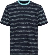 Only & Sons Pivot Summer T-shirt - Mannen - donker blauw/blauw