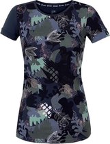 Rafiki Sportshirt Karin Dames Viscose/elastaan Zwart/groen Mt 36