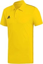 adidas - Core 18 Polo JR - Voetbalshirt - 128 - Geel