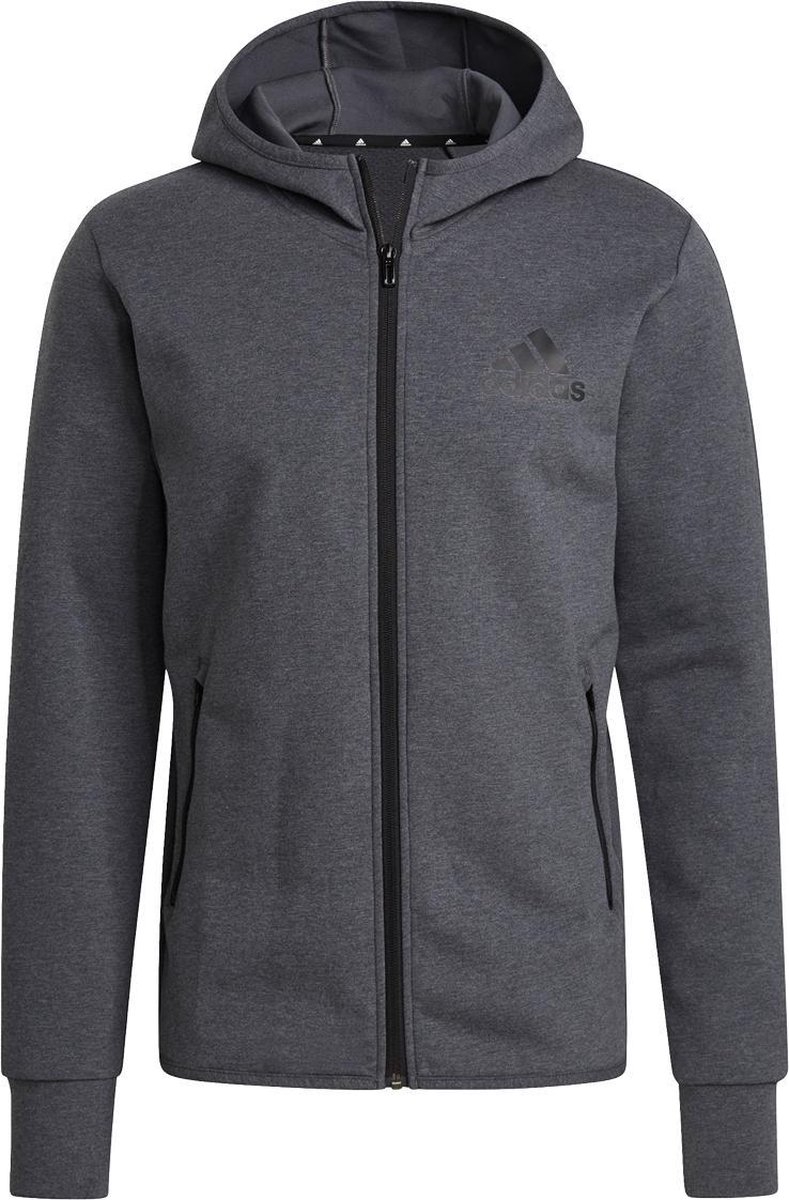 adidas - Move Motion Full-Zip AEROREADY Hoodie - Heren Sportvest - S -  Grijs | bol.com