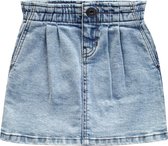 Paperbag Rokje Denim Jeans - Hoge Taille