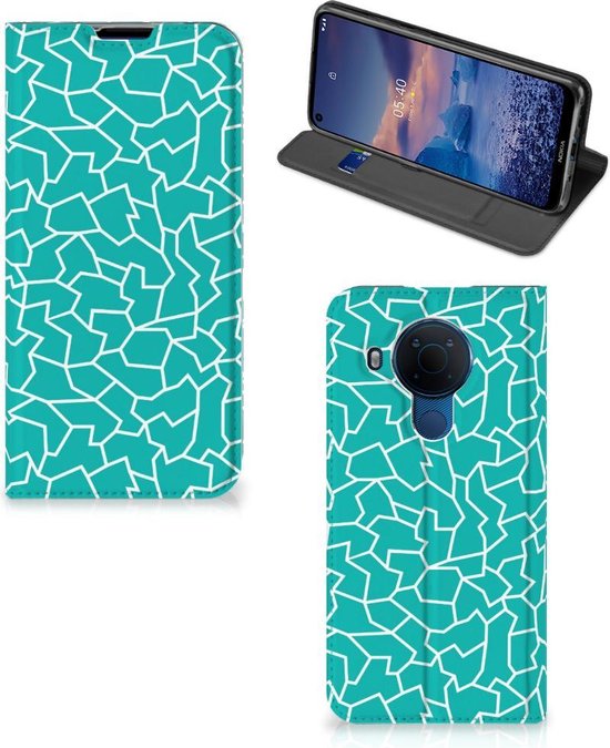 Etui Nokia 5.4 Book Case Cracks Blue