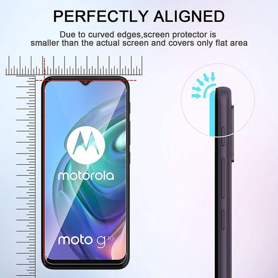 HB Glas Geschikt voor Motorola Moto G10, G20 & G30 - Screenprotector Glas Gehard Tempered Glass - 2 Stuks - HoesjesBestellen