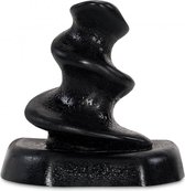 XXLTOYS - Buddy - Plug - inbrenglengte 11 X 8 cm - Black - Schroef Buttplug - Zware Anale plug - Made in Europe