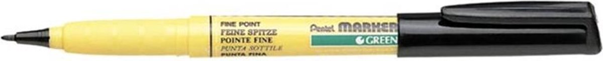 Pentel NM10 Textielmerkpen - Zwart