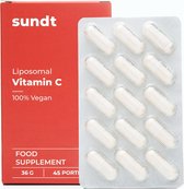 Vitamine C Capsules van Sundt© - Liposomaal - 60 Capsules - Hoge Biobeschikbaarheid - Vitamine C Tabletten 250mg