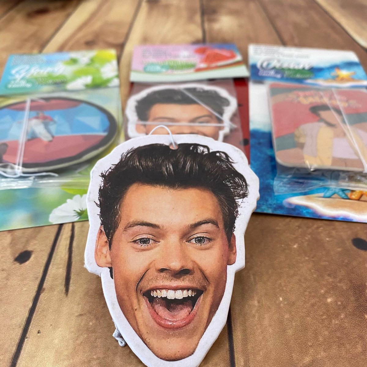 Luchtverfrisser Harry Styles - Set van 4 - Watermeloen/Lente/Oceaan, Harry Styles Merch