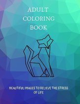 Adult Coloring Book Beautiful Images to Relieve the Stress of Life