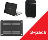 MacBook Air 13 Inch Hoes met Case | MacBook Hardcase met Sleeve | Geschikt voor MacBook Air 13.3 inch  | MacBook Air 13 Inch Case met Hoesje