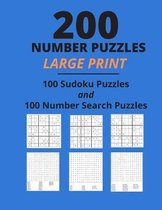 200 Number Puzzles - Large Print