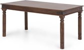 Eettafel hout 120 cm 76x120 cm – Eettafel Klassiek Ontwerp – Vintage tafel Duurzaam - Perfecthomeshop