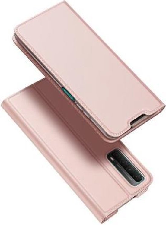 Coque Huawei P Smart 2021 - Etui Dux Ducis Skin Pro Book - Or rose