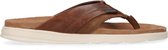 Sacha - Heren - Cognac suède slippers - Maat 41