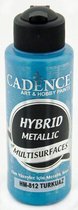 Acrylverf - Metallic - Turquoise - Cadence Hybrid Metallic - 120 ml