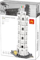 WanGe Architecture - Leaning Tower or Piza - 1334 Onderdelen - Compatibel met grote merken - Bouwdoos