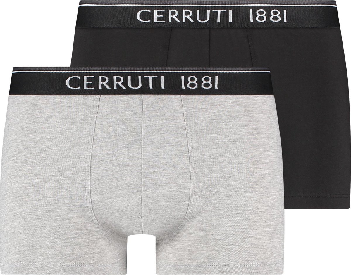 Cerruti 1881 Boxershort 2 pack grijs/zwart maat L