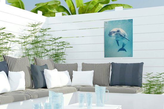 Gobelet en eau claire affiche de jardin 30x40 cm - petit - Toile de jardin / Toile d'extérieur / Peintures pour l'extérieur (décoration de jardin)