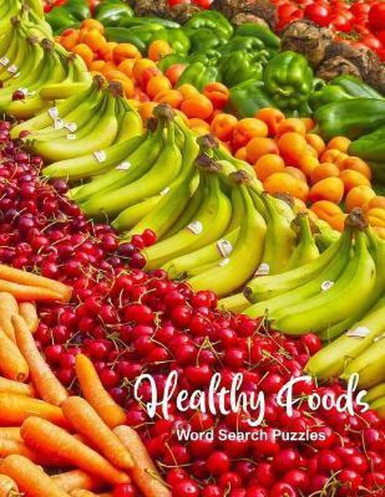 Healthy foods word search puzzles marie gerrard 9798651741465 