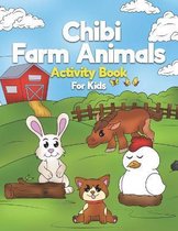 Chibi Farm Animals Activity Book For Kids