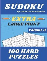 Sudoku - Extra Large Print - 100 Hard Puzzles