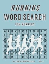 Running Word Search For Runners - 52 Large Print Puzzles - Vol 2