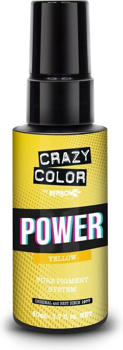 Crazy Color Hype Pure Pigments Drops Yellow 50ml
