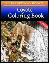 Coyote Coloring Book For Adults Relaxation 50 pictures