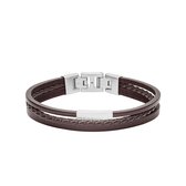 Fossil Vintage Casual JF03323040 Herenarmband - 185 - 195 mm