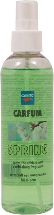 Cartec Carfum 200 ml - Parfum de voiture - Printemps - Assainisseur d'air de voiture - Désodorisant de voiture
