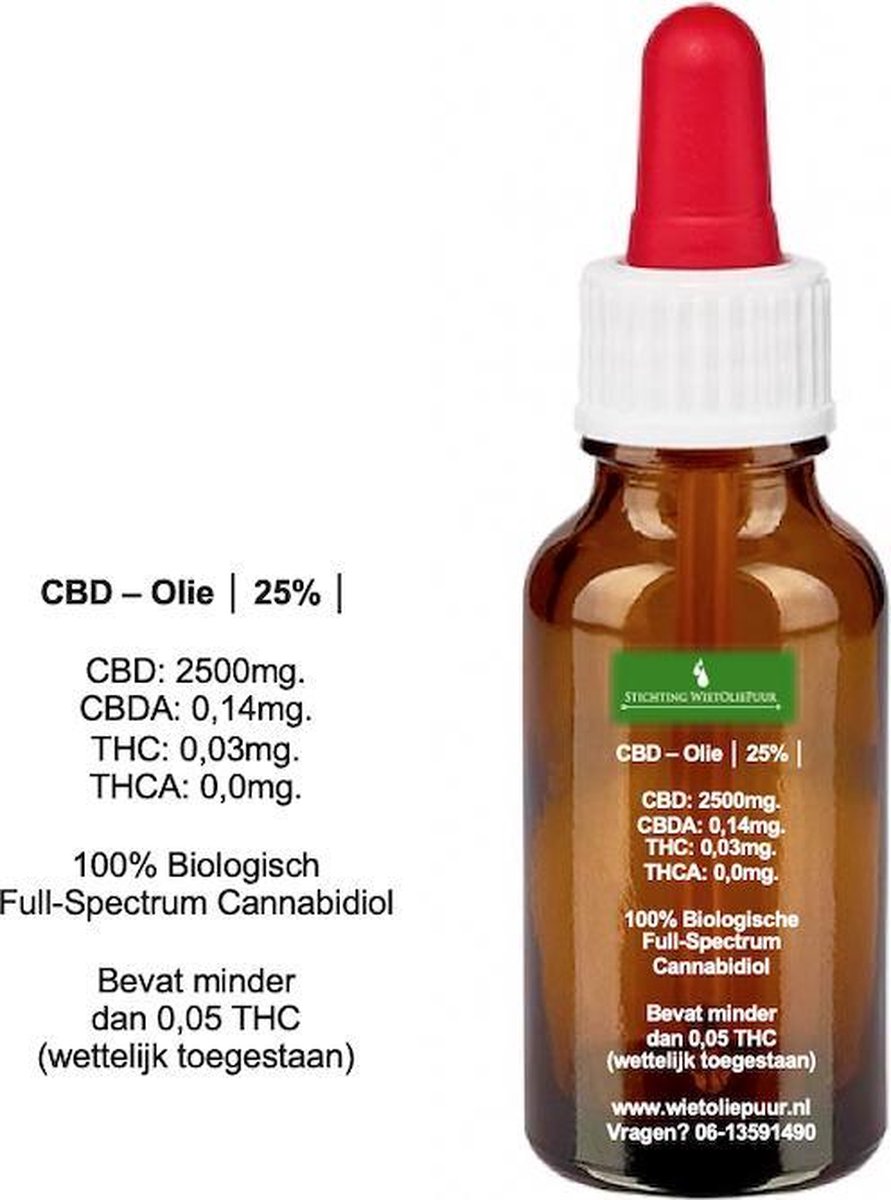 25 CBD OLIE20mL.