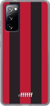 6F hoesje - geschikt voor Samsung Galaxy S20 FE - Transparant TPU Case - AC Milan #ffffff