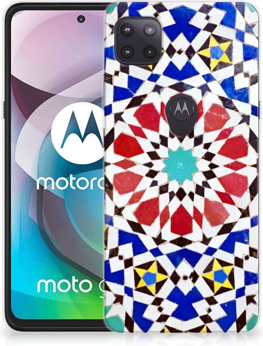 Motorola Moto G 5G TPU Siliconen Hoesje Mozaïek