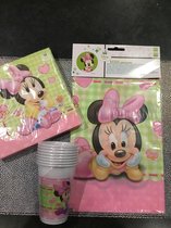 Minnie Mouse Party set - wegwerpservies