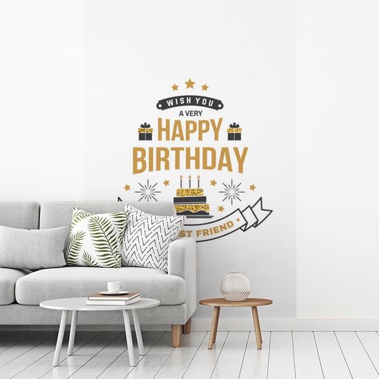 Citation Pour Un Anniversaire Happy Anniversaire A Toi Mon Meilleur Ami Sur Fond Bol Com