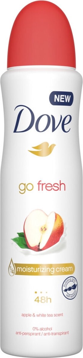 Goedkoopste Dove Deo Spray Apple & White Tea Glow - 150 ml