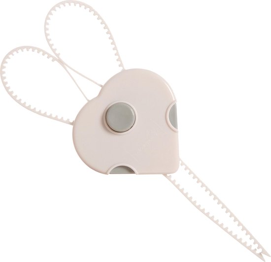 Dreambaby Flexi-Lock (2 stuks) Grijs - Deur beveiliging - Dubbele deurtjes - Kinderslot