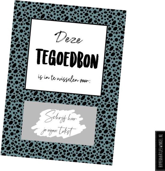 Tegoed - Tegoedbon - DIY kraskaart - Inclusief Kraft envelop - Cadeaubon Kleur - verjaardags cadeau man vrouw - Vaderdag