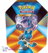 Pokémon Kaarten Spring V Tin 2021 (Lucario Riolu)| Pokemon Kaarten Opbergdoos | Speelgoed Verzamelkaarten voor kinderen | pokemon kaarten booster box | mew speelgoed