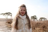 Bodywarmer van 100% wol - Beige - We Are Wovens - Handgemaakt - Wollen kleding - Maat 110/122