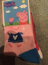Peppa Pig Sokken Set van 3 paar maat 27/30