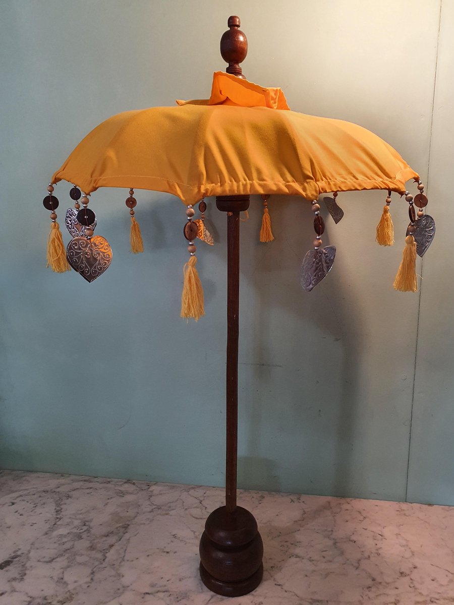 Parasol Bali Mini Geel, Bij Mies
