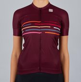 Sportful Short Sleeve Fietsshirt Dames - Rood - Maat M