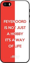 6F hoesje - geschikt voor iPhone 5s -  TPU Case - Feyenoord - Way of life #ffffff